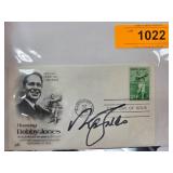 Signed Nick Faldo Honoring Bobby Jones 1st Day Cov