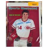 Signed Pete Rose Sports Illustrated Cover, April 1