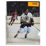 Autographed Dwight Foster Boston Bruins Photo with