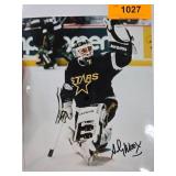 Andy Moog Signed Dallas Stars Photo with Certifica