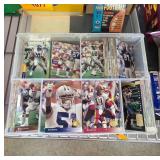 Sports Trading Cards in Plastic Compartment Box