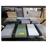 Slide Cases and Glass Slide Sets in Metal and Plas