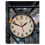 Industrial-Style Standard Electric Wall Clock