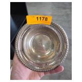 Sterling Silver Round Decorative Bowl, 61g