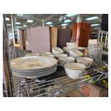 Kent Bone China Dinnerware Set with Pinecone Desig