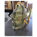 Handmade Ceramic Bust Sculpture with Abstract Fini