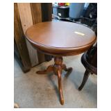 Round Wooden Accent Table by Aroma Chair & Table C