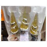 Thomas Kinkade Icicle Village Ornaments with Certi