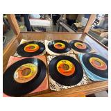 Six The Beach Boys 45 RPM Vinyl Records