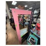 Pink and Blue Full-Length Mirror with Light-Up Acc