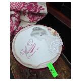 Victorian Trading Co. Decorative Box with Pink Acr