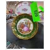 Limoges France Decorative Porcelain Plate with Rom