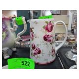 Gracie China Porcelain Mug With Floral Rose Patter