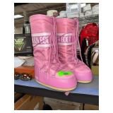 Pink Tecnica Moon Boot with Original Branding