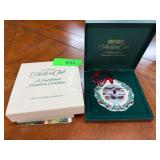 1999 Longaberger Collectorï¿½s Club Christmas Orname