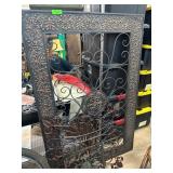 Decorative Wrought Iron Panel with Scroll Design a