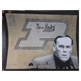 Gene Keady Signed Purdue Basketball 2004-05 Poster