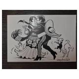 Gus Arriola Postcard Signed