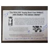 Signed John Scully Boxing Book Advertisement Page