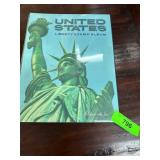 United States Liberty Stamp Album with Assorted St