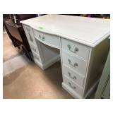 Harmony House Whitewood Desk With Seven Drawers an