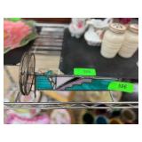 Stained Glass Kaleidoscope with Metal Frame and Mu