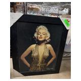 Framed Marilyn Monroe Poster in Black Frame