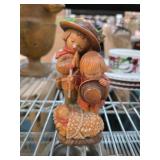 ANRI Italy Hand-Carved Wooden Figurine of Children