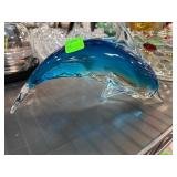 Cristalleria Fratelli Toso Murano Glass Dolphin Sc