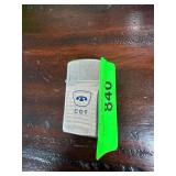 Zippo Lighter with CDT Logo and Text