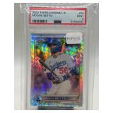 2022 Topps Chrome Mookie Betts #50 PSA 9