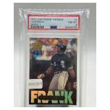 1993 Leaf Frank Thomas Confident Card PSA 8