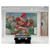 1993 NFL Properties Santa Claus Card, PSA NM-MT 8