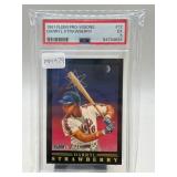1991 Fleer Pro-Visions Darryl Strawberry Card