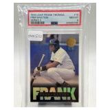 1993 Leaf Frank Thomas Preparation Card PSA 8