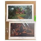 Two Immersive Disney Animation Prints
