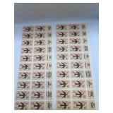 James Cash Penny Vintage Stamps Sheets