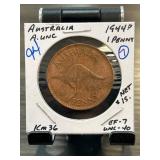 1944 Australia Penny in Uncirculated Condition