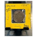 1915 Canadian One Cent Coin