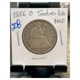 1856-O Seated Liberty Half Dollar