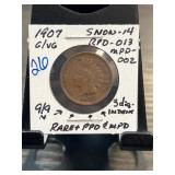 1907 Indian Head Cent RPD-013 MPD-002