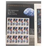 Commemorative Moon Landing and Constellation Stamp