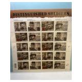 Distinguished Soldiers 33-Cent Stamp Sheet