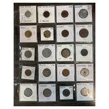 World Coins in Protective Holders