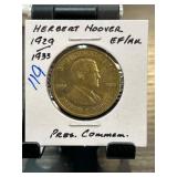 Herbert Hoover Presidential Medallion EF/M Conditi