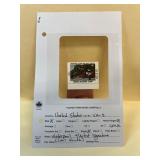 1992 Virginia Waterfowl Stamp with Artist Signatur