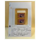 1995 Montana Signed Tenth Anniversary Stamps