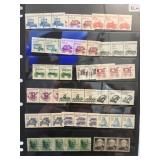 Vintage Automobile and Portrait Stamps