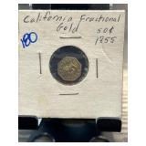 California Fractional Gold 50 Cent Coin Token