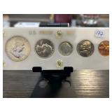 1957 U.S. Silver Proof Coin Set in Display Case